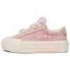 New All Star Anti Slip Wear Resistant Low Top Skateboard Shoes Women's Pink Beige A13854C