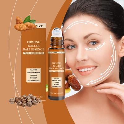 Gesichtsstraffendes Roll-On Serum, Tägliches Feuchtigkeitsserum Verfeinert die Haut, Strahlend, Alle Hauttypen, Spendet Feuchtigkeit und Nährt, 10ML