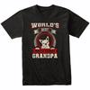 World's Best Boston Terrier Grandpa Dog Breed T-Shirt - Boston Terrier Shirt