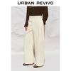 UR 2025 Autumn Women's Flowy Curved Trousers