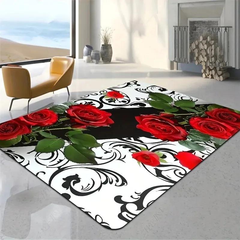 1PC Forest Kitchen Rugs Non-Slip Home Door Mats Pop design Bathroom Rugs Bath Mat Carpet for Home Sink Laundry Decor