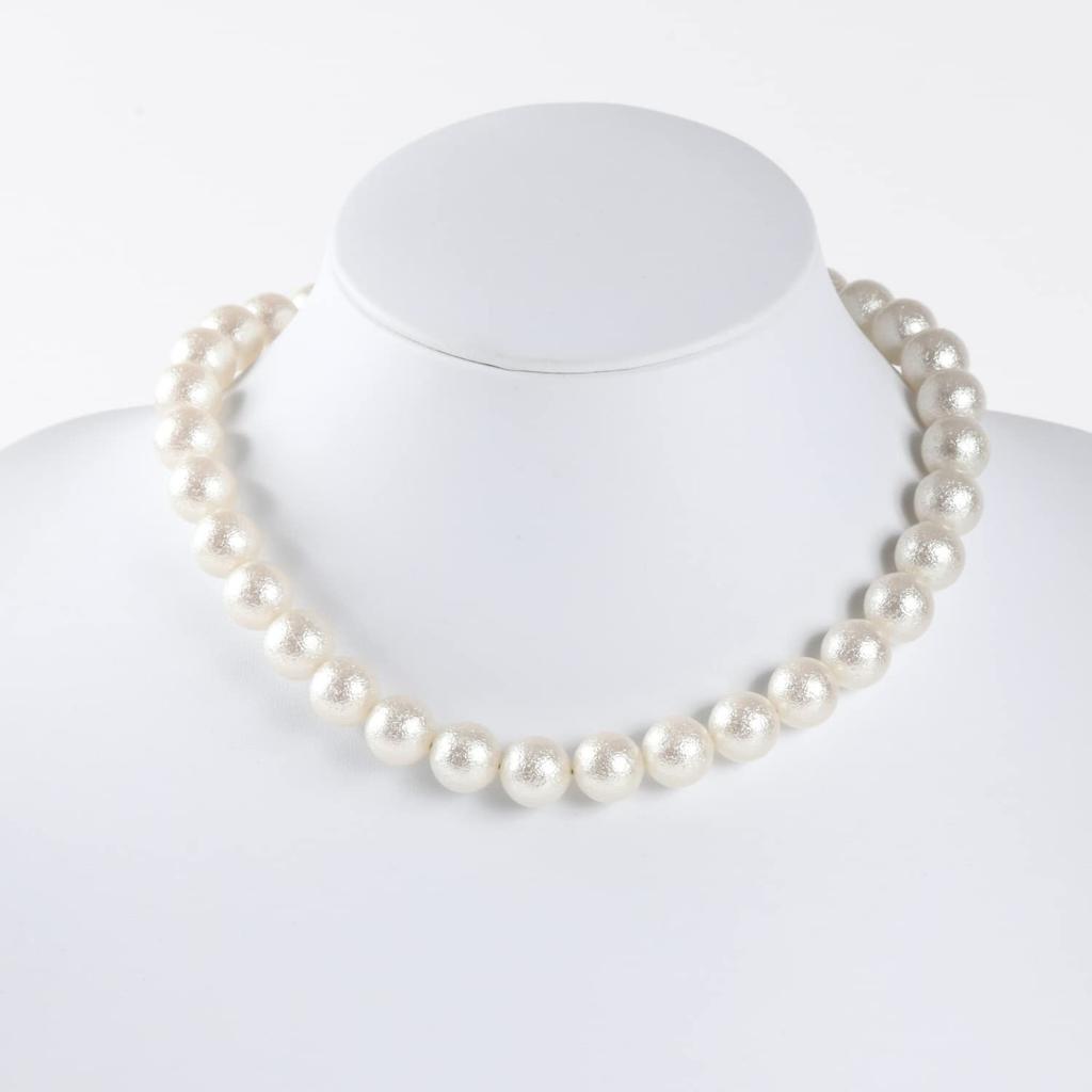[MIONO] [Hergestellt von Yumi Katsura] Perlenkette Yumi sienne Damen Air Pearl Beliebt Formeller Anlass Schlicht Hergestellt in Japan (Weiß 12mm)