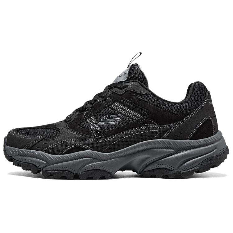 Skechers Outdoor Men Black Low Top Outdoor Shoes Comfortable Wear Resistant 237740-BKCC 39.5