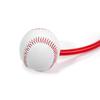 Baseball Exercise Band with Interchangeable Baseball Grip, Resistance Band Baseball Rubber Baseball Throwing Trainer
