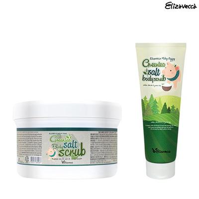 Milky Piggy Zielona Herbata Sól Peeling do Ciała 300g (2 Różne Ilości)