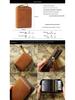 Genuine Leather RFID-Blocking Accordion Card Holder with Multi-Card Slots & Retro Coin Purse