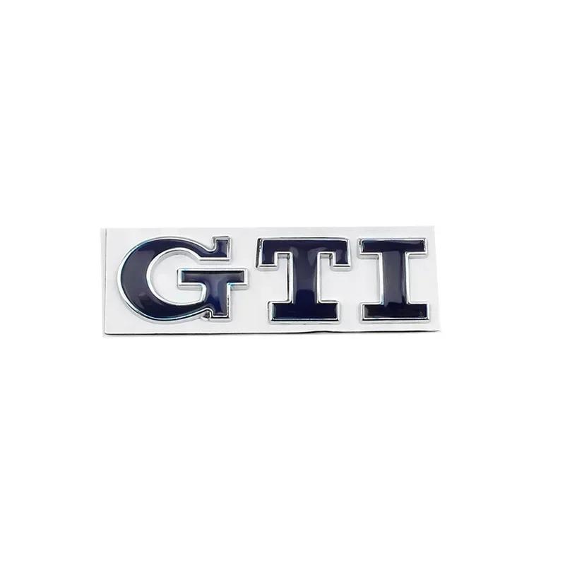 for Volkswagen VW Metal GTI Logo Car Rear Trunk Emblem Side Sticker Golf 4 5 6 7 8 Polo Jetta Tiguan Passat T-Roc MK2 MK5 MK7LP8