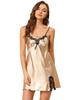 Satin Cami Mini Size M [cheibear] Nightgown, Dress, Loungewear, Lingerie, Women's, Champagne,