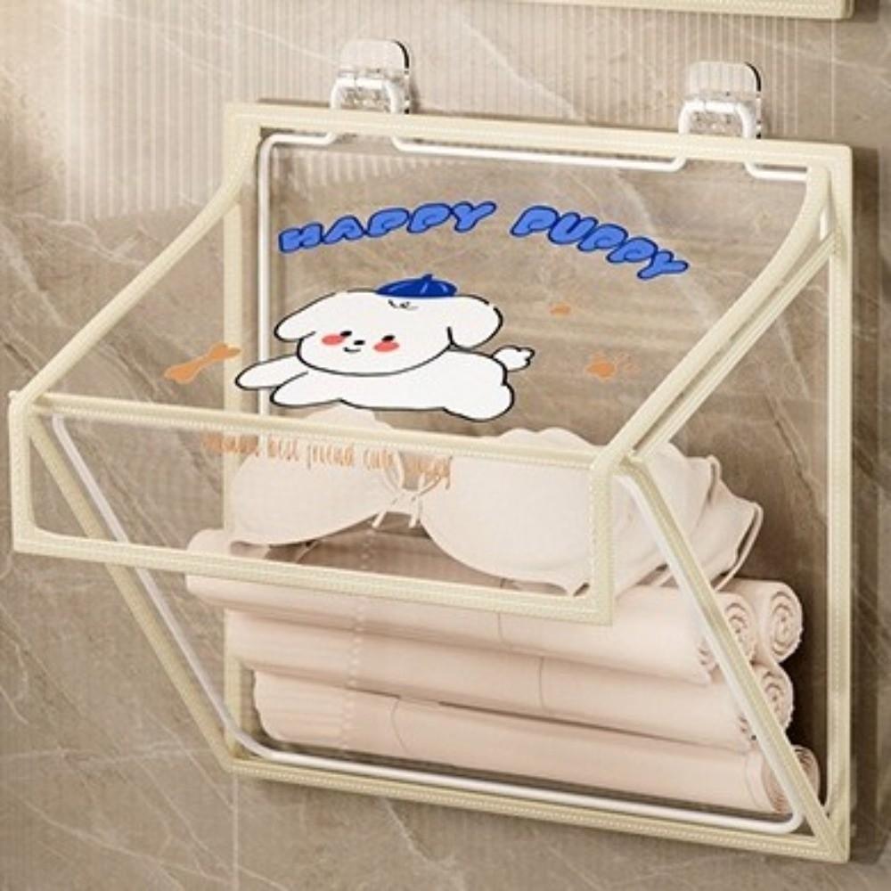 Waterproof Clothes Change Bag Transparent Waterproof Shelf Folding Storage Bag  Bathroom