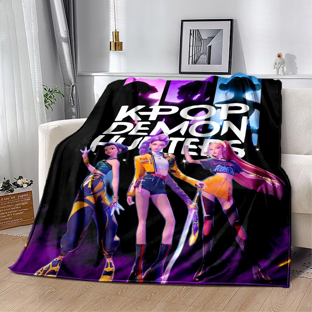 Fantasy Sword Dance Party Blanket Soft & Cozy Suitable for Seaside Bedding Office Chair for All Seasons Playful Design