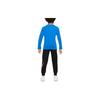 Nike Letter Print Crew Neck Long Sleeve T-Shirt Kids Tops Light-Blue DV4408-406