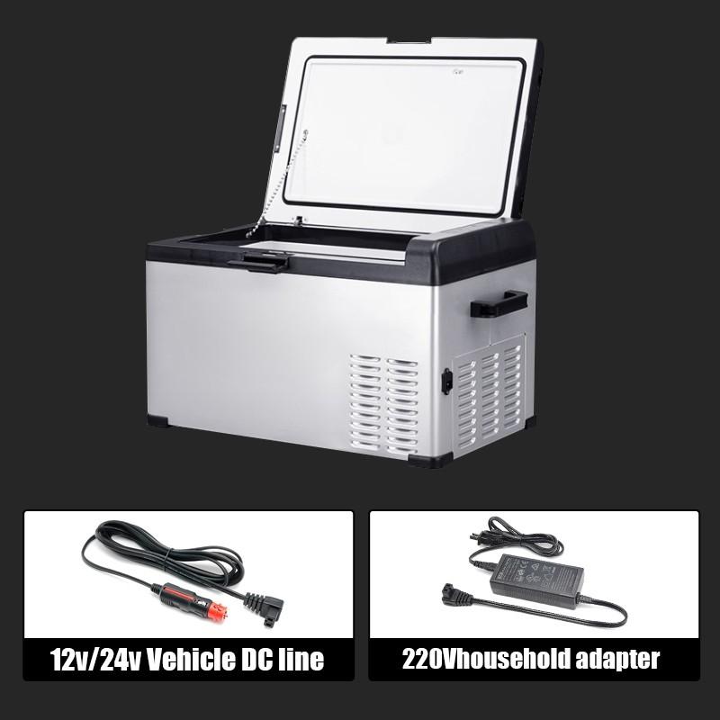 12V/24V Universal Mini Portable Car Fridge Large Capacity Car Refrigerator Car&Home Dual Purpose Freezer