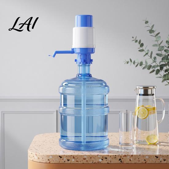 Convenient Water Pump for Camping Manual 5 Gallon Jug Hand Press Siphon Universal Bucket Home Dispenser with Food-Grade Silicone Seal Leak-Proof