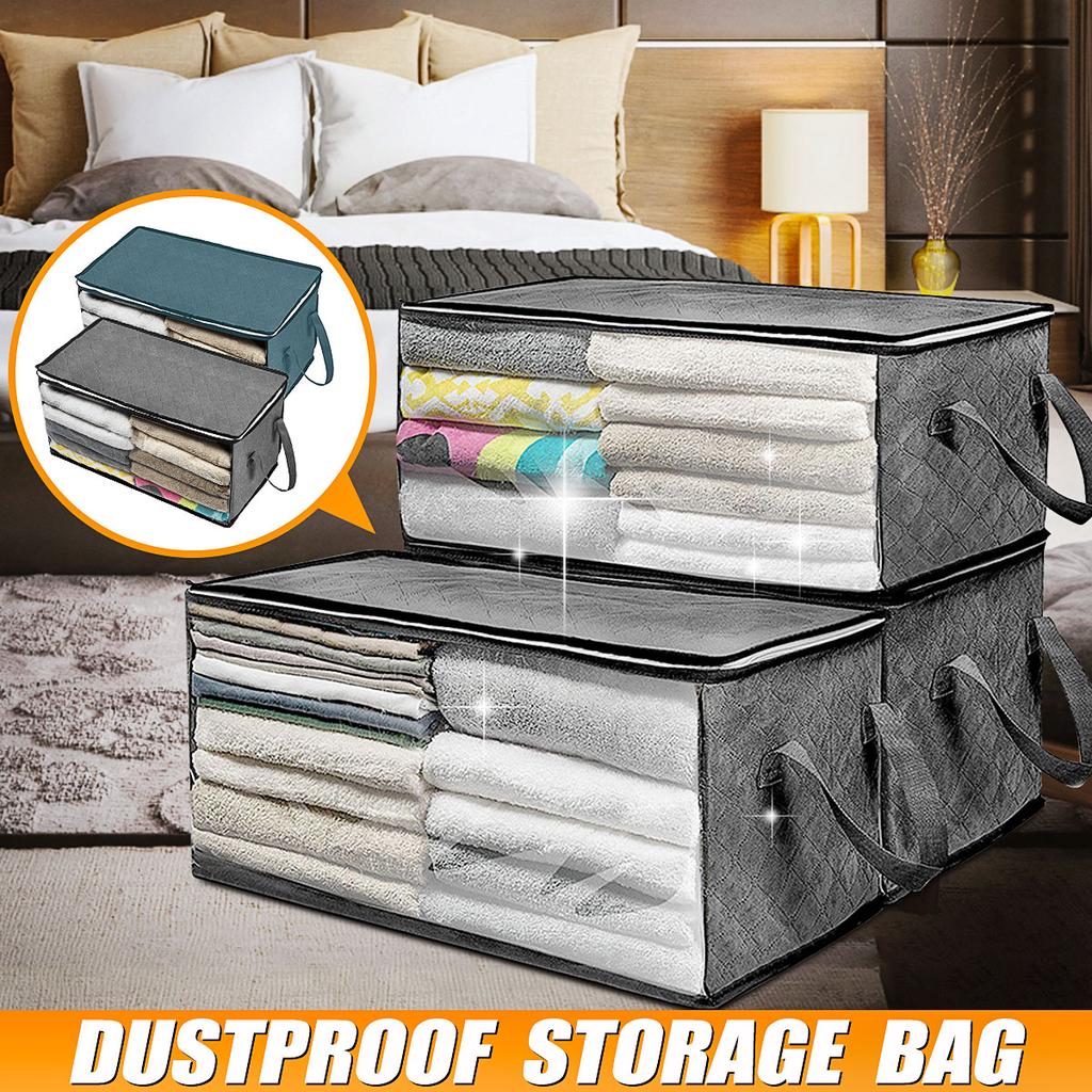 Storage Boxes No Smell Polyester Fabric Clear Storage Baskets