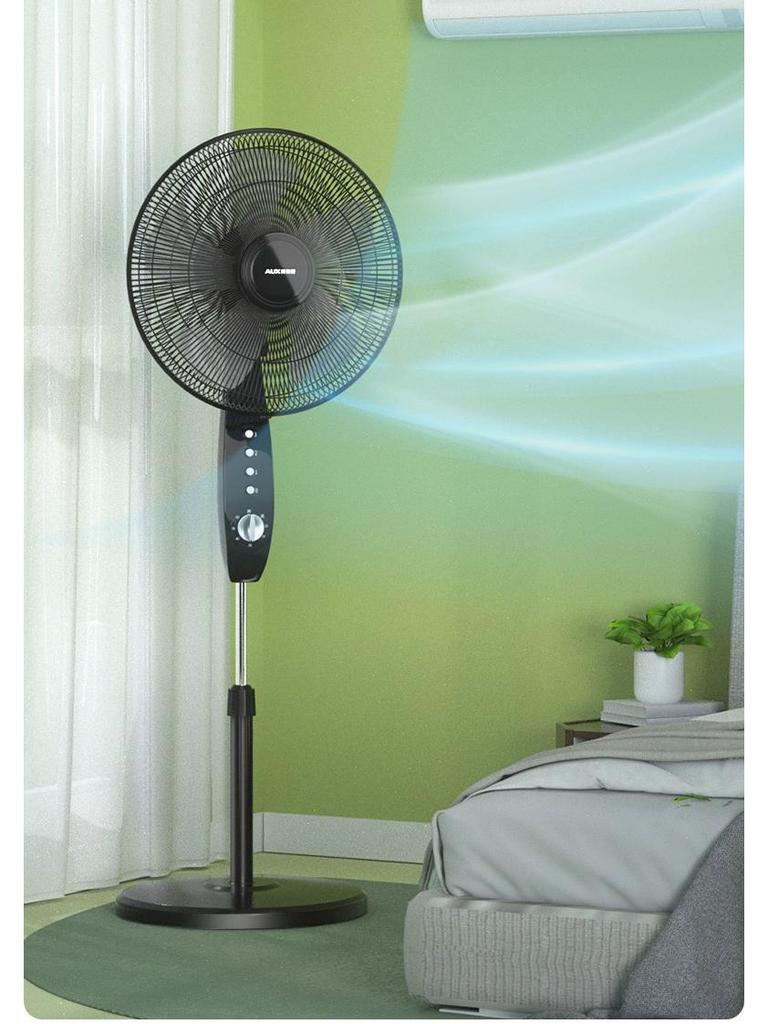 Remote Controlled Quiet Oscillating Floor Fan for Home or Office