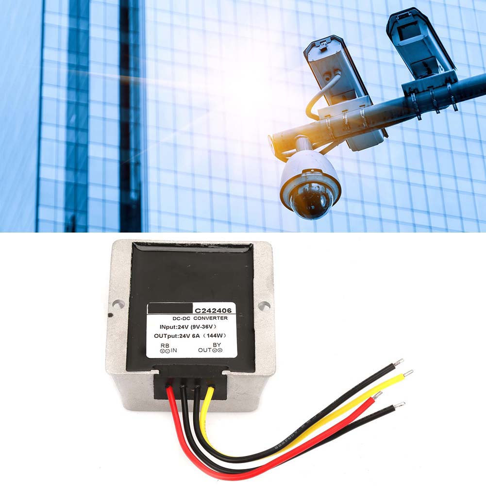 Modulo Convertitore Step UP Down Automatico 9-36V a 24V Regolatore di Tensione Boost Buck(6A)