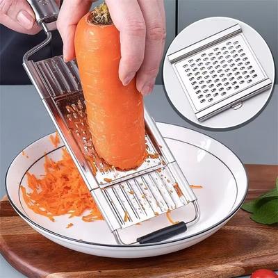 Stainless Steel Shredder Cutter Vegetable Grater Portable Vegetable Slicer Grater Easy Clean Multi Purpose Kitchen Tool 1