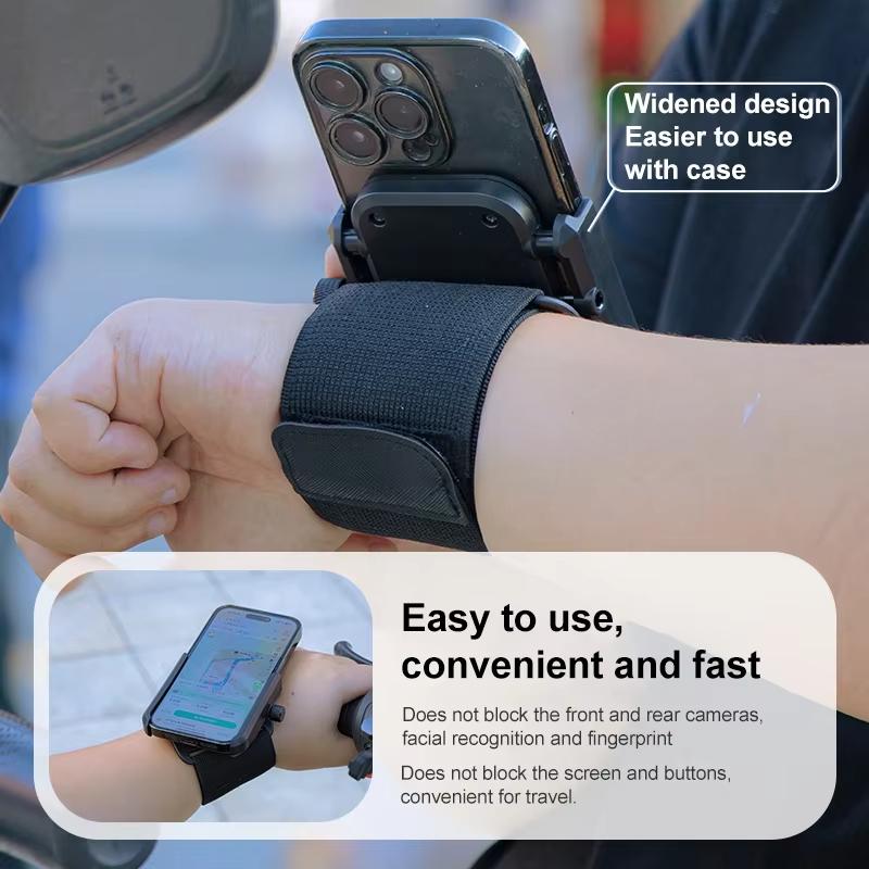 Multi-function Phone Holder for Car 360 Rotation Wristband Mobile Support Universal Phone Stand For Sports Cycling Motorcycle