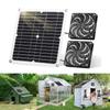 12W Solar Exhaust Fan For Cooling Heat Dissipation Of Chicken House Greenhouse Energy-saving Outdoor Waterproof Ventilator