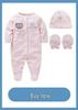 Newborn Baby Boys Long Sleeve 3-Piece Set for Autumn/Winter, 0-1 Year Bodysuit