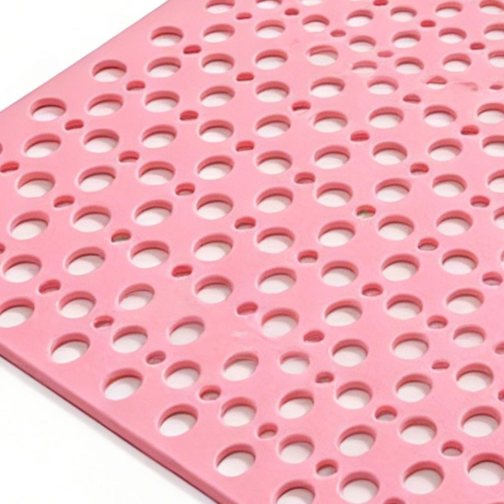 Anti Slip Shower Mat with Suction Cups and Drain Holes Fast Draining Shower Mats for Bathroom Bathtub & Shower Stall