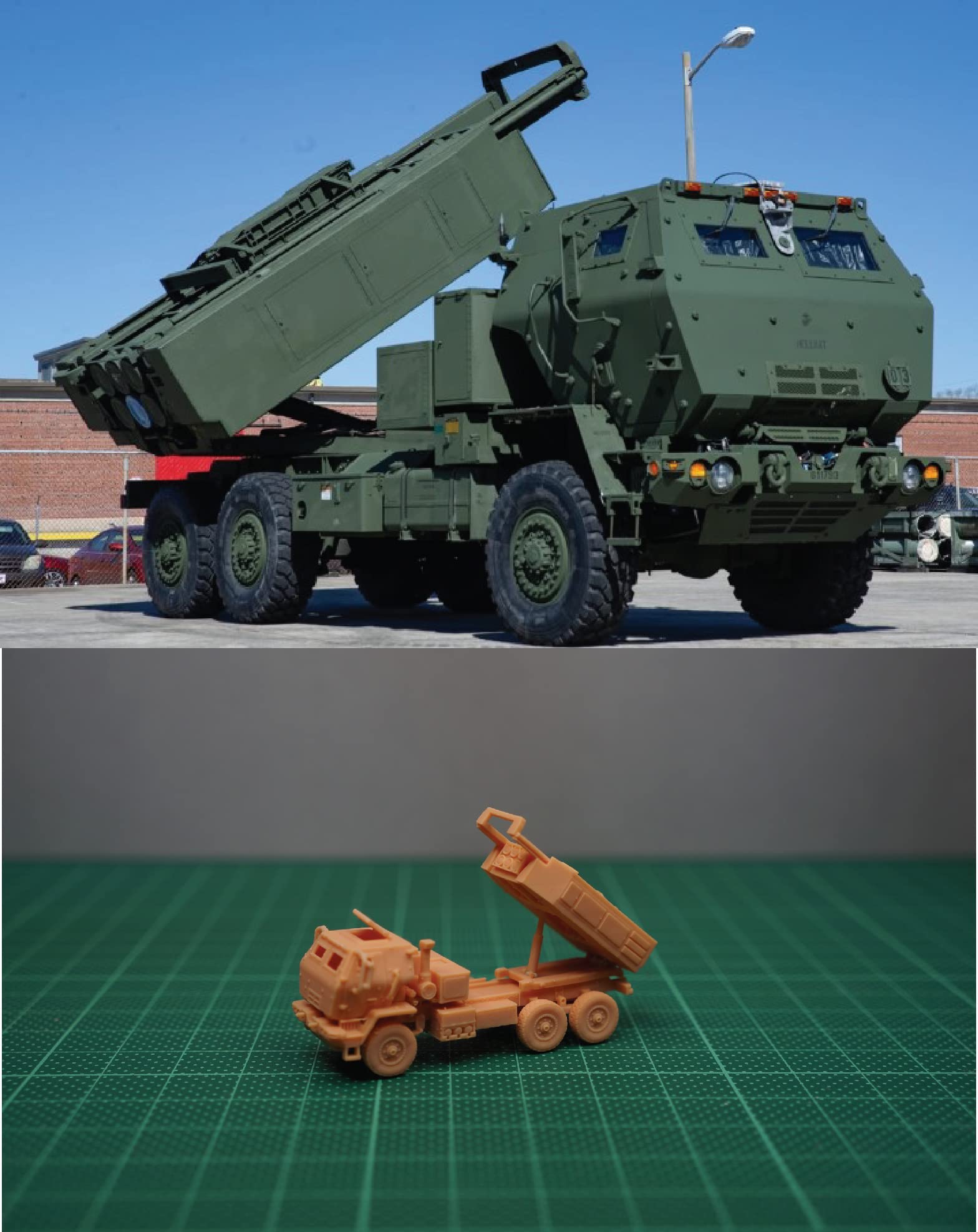 

Kamiya Model USA M142 HIMARS Rocket Launcher Resin Kit 1/144