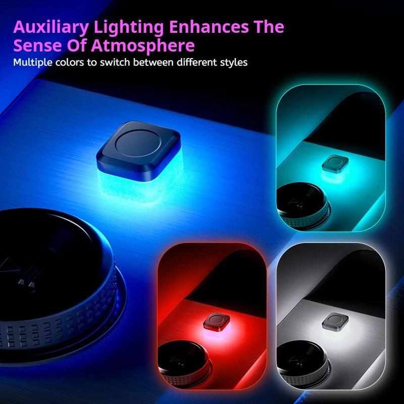 New Mini Universal USB Car Interior Ambient Light LED Signal Light Car Reading Light Decorations Car Interior Accessories Lights