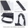 Pu Leather Shoulder Strap Pad Soft Cushion Easy Fit Pressure Relief For Handbags Backpacks Daily Use