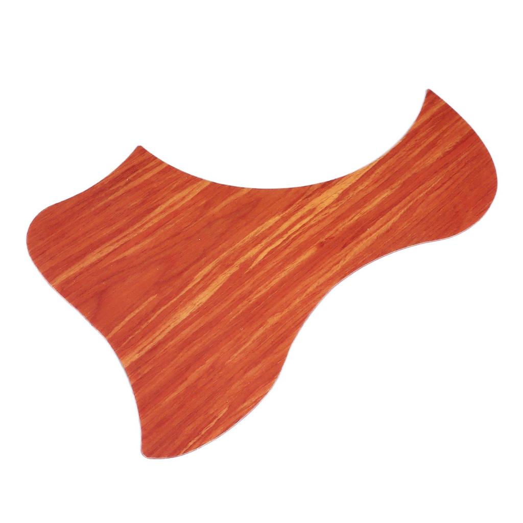 Acoustic Guitar Pickguard PVC Wood Grain Pattern Durable 3D Pickguard Scratch Plate Bird Shape