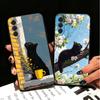 Black Cat Aesthetic Pattern Soft Phone Case for Samsung A17 A37 A57 A16 A26 A36 A56 A15 A25 A35 A55 A14 A24 A34 A54 A13 A23 A33