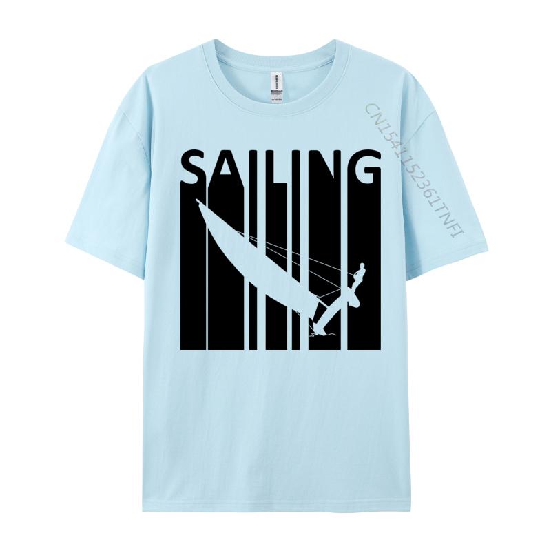 Sailing Kat Sailing Tshirts Bold Style Premium Cotton Men Tops T Shirt Novelty Design Autumn T Shirt