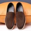 Fashion Designer New Fashion Men's Pointed Suede Leather Casual Dress Homecoming Shoes Male High Quality Loafter Formal Wedding Footwear