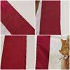 Used GUCCI Large Silk Scarf Botanical Print Autumn Old Gucci