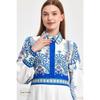 Floral Hijab Dress, Original Style, Cuffed Sleeves
