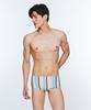 Dillaispul Sunburst Stripe Leg Swimsuit - Baby Blue