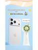 Compact USB Rechargeable Low Noise Donut-Shaped Handheld Turbo Fan