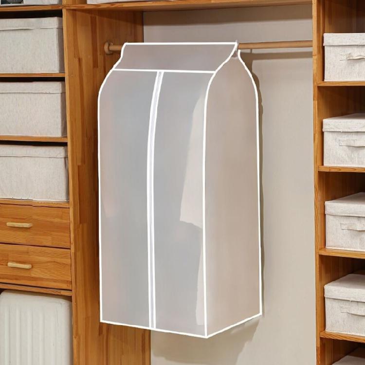 Nontoxic PEVA Clear Clothes Dust Cover Waterproof Hanging Garment Protectors For Home Use Storage