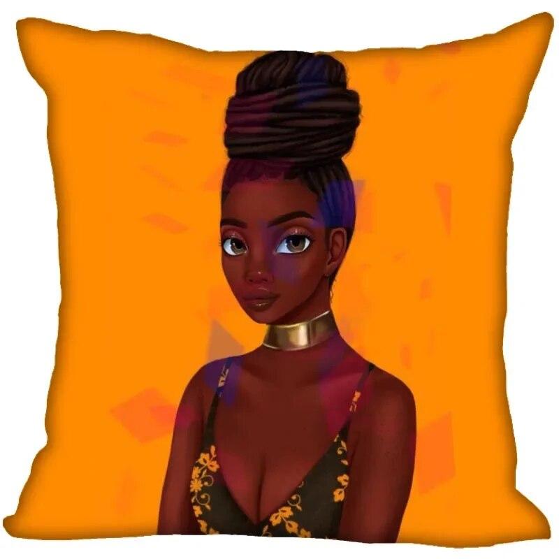 

Домашний диван, офисная подушка, наволочка, оптовая продажа, новый африканский женский мультфильм с геометрическим рисунком 40x40cm