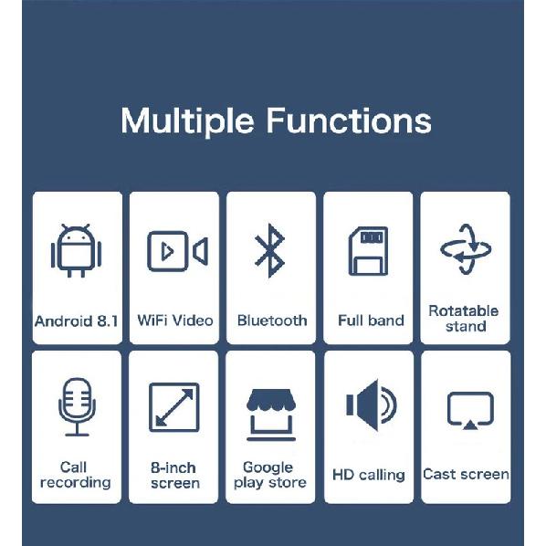 Smart 4G Bezprzewodowy Hotspot Telefon stacjonarny Telefon stacjonarny Google Play Store 2G+16G Android 8.1 Wielojęzyczny Pilot Smartfon