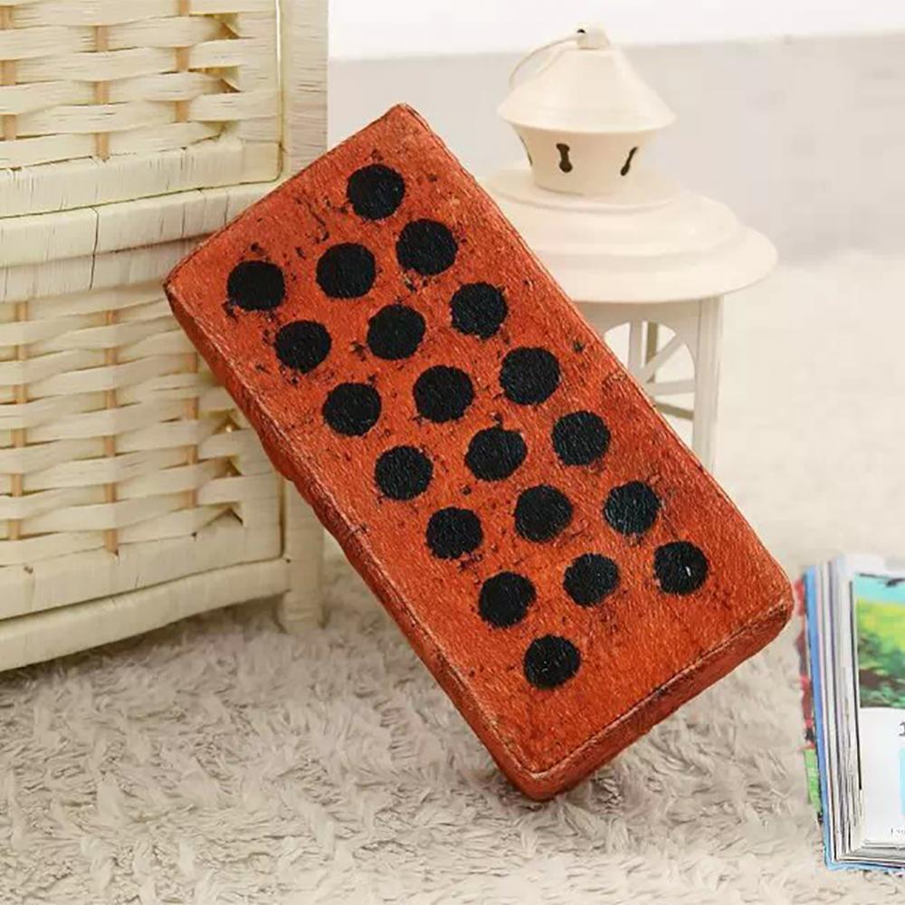Simulation Ziegel Holzblock Kissen Nickerchen Kissen Schwammkissen Plüschkissen Heimdeko Sofa Ornament Schlafzimmer Schlafkissen Kissen
