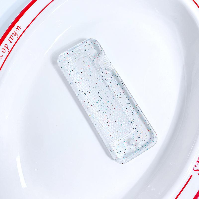 Fetă tânără inimă drăguț pieptene mic Pieptene comod pentru copii acasă mini pieptene pliabil pieptene de păr