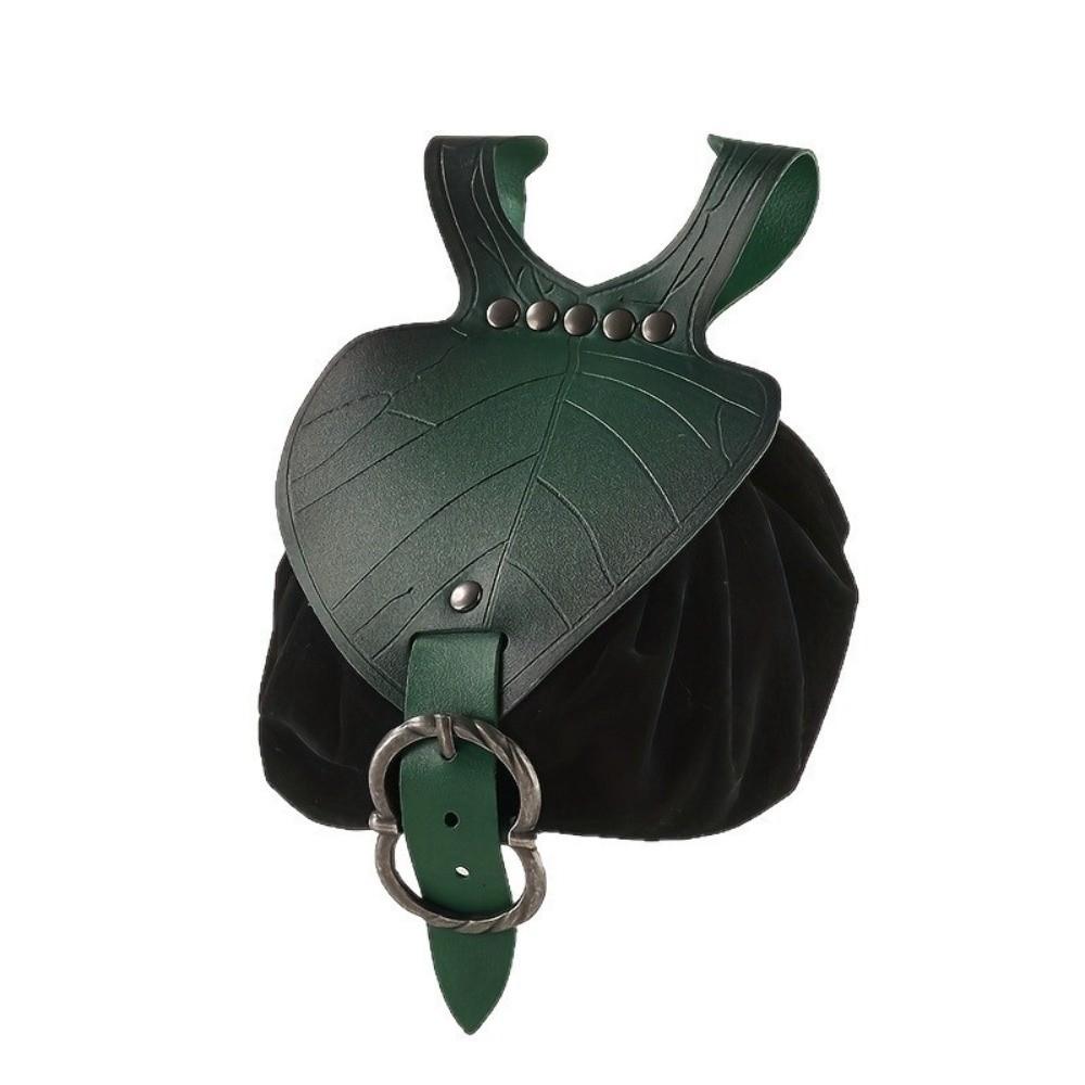 Mittelalterliche Gürteltasche aus Kunstleder Wikinger Hüfttasche Set Kostüm Cosplay Zubehör