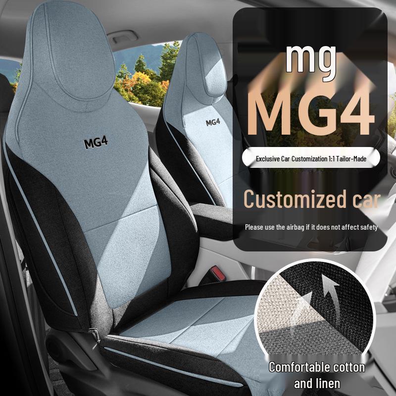 Universal All-Season Seat Cushion for MG MG4 2026 - Breathable Rear Row Cover with Ventilation