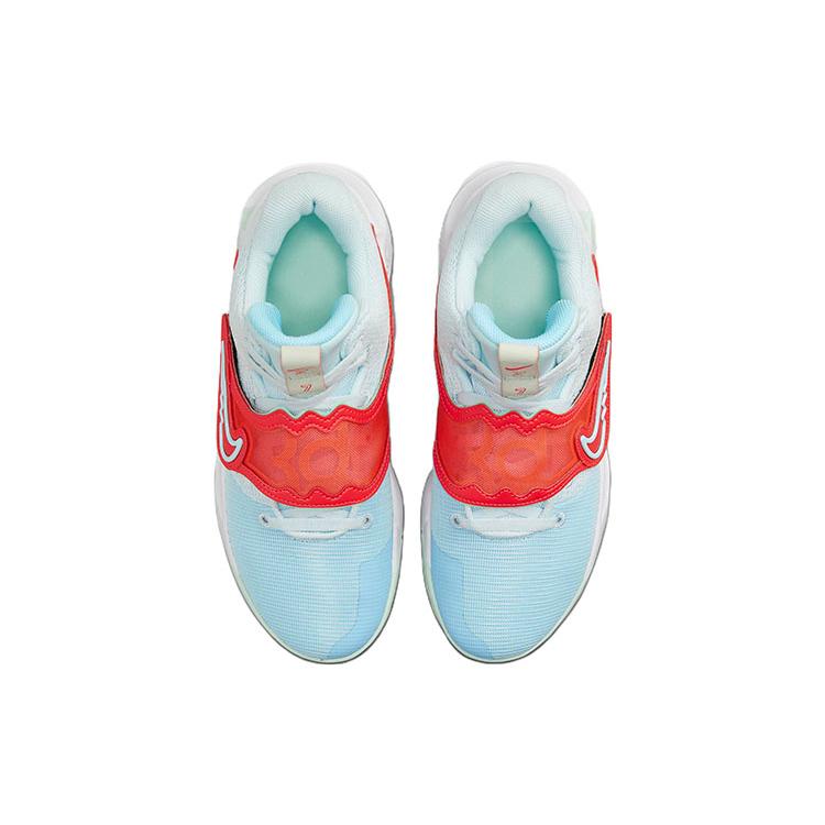 New Nike KD Trey 5 X EP 'Blue Chill Bright Crimson Mint' DJ7554-400