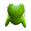 Frog Statue Sculpture Hand Painted Adorable Resin Crafts Miniature Figurine for Home Office Bedroom