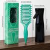 2 Pieces/set of Modeling Tool Set, with Spray Bottle and Hollow Comb, To Gently Comb Hair, Suitable for Home and Hair Salon Use