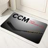 Tappetino CCM Retro Logo Hockey su Ghiaccio Antiscivolo Microfibra Durevole Lavabile per Ingresso Bagno Soggiorno Cucina Tutte le Stagioni