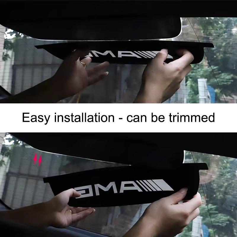 Car High Mounted Brake Light AMG Projection Board Modification Sticker For Mercedes Benz AMG W223 W213 W206 W464 W247 W167 W166 ZU9