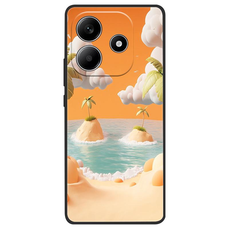 For Redmi Note 14 4G 5G Case Soft TPU Silicone Back Cover for Xiaomi Remi Note 14 5G Global Version Phone Cases Luxury Shell Bag