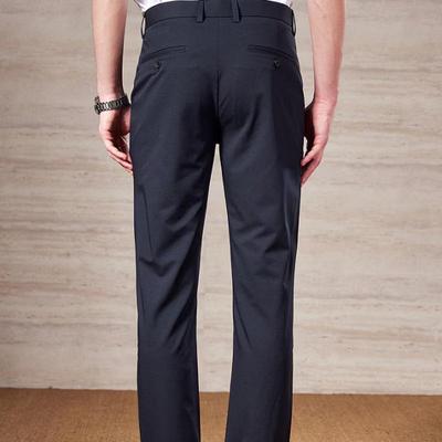Antonio Men's Tencel-Linen Blend Straight Casual Pants